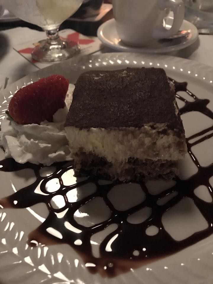 Classic tiramisu with espresso-soaked ladyfingers and mascarpone cream